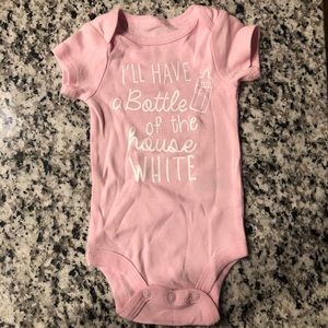 Baby girl size 0-3 month onesie